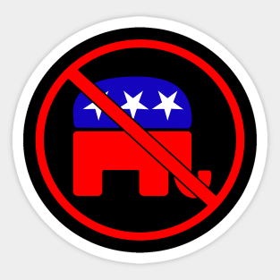 Anti Republican | Vote Democrat Sticker